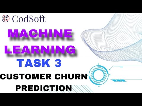 ML Internship by Codsoft | Task 3 |Customer churn prediction