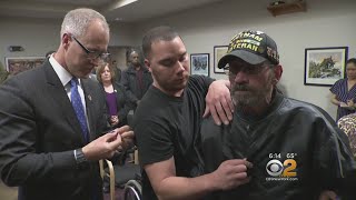 Vietnam Veteran Receives Replacement Purple Heart Following 50-Year Fight
