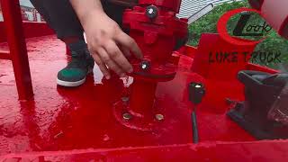 Installation Methods for Roof Mounted Water Monitors and Rear Beacon Lights on Fire Trucks — Hubei L