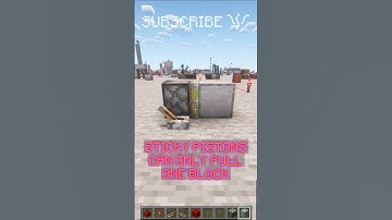 PISTONS can only PUSH 12 BLOCKS and PULL 1 (or 12) | Redstone with PsiVolt #minecraft #redstone
