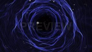 Space Tunnel With Stars Stock Motion Graphics