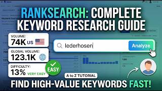 RankSearch: Complete Keyword Research Tool | Find High-Value Keywords with Rankar.ai