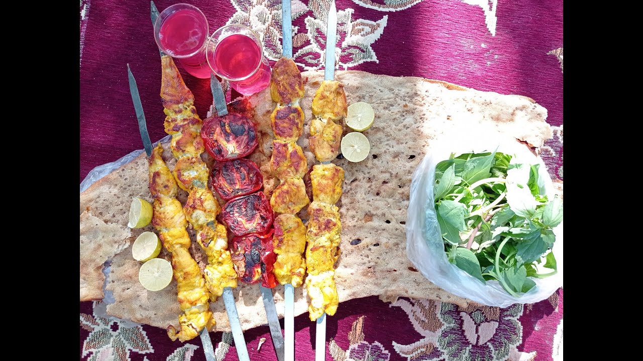 Two Brothers Cooking the JUICIEST Grilled chicken in Nature | Persian Chicken Kebab