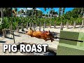 Beach Pig Roast in Cuba!