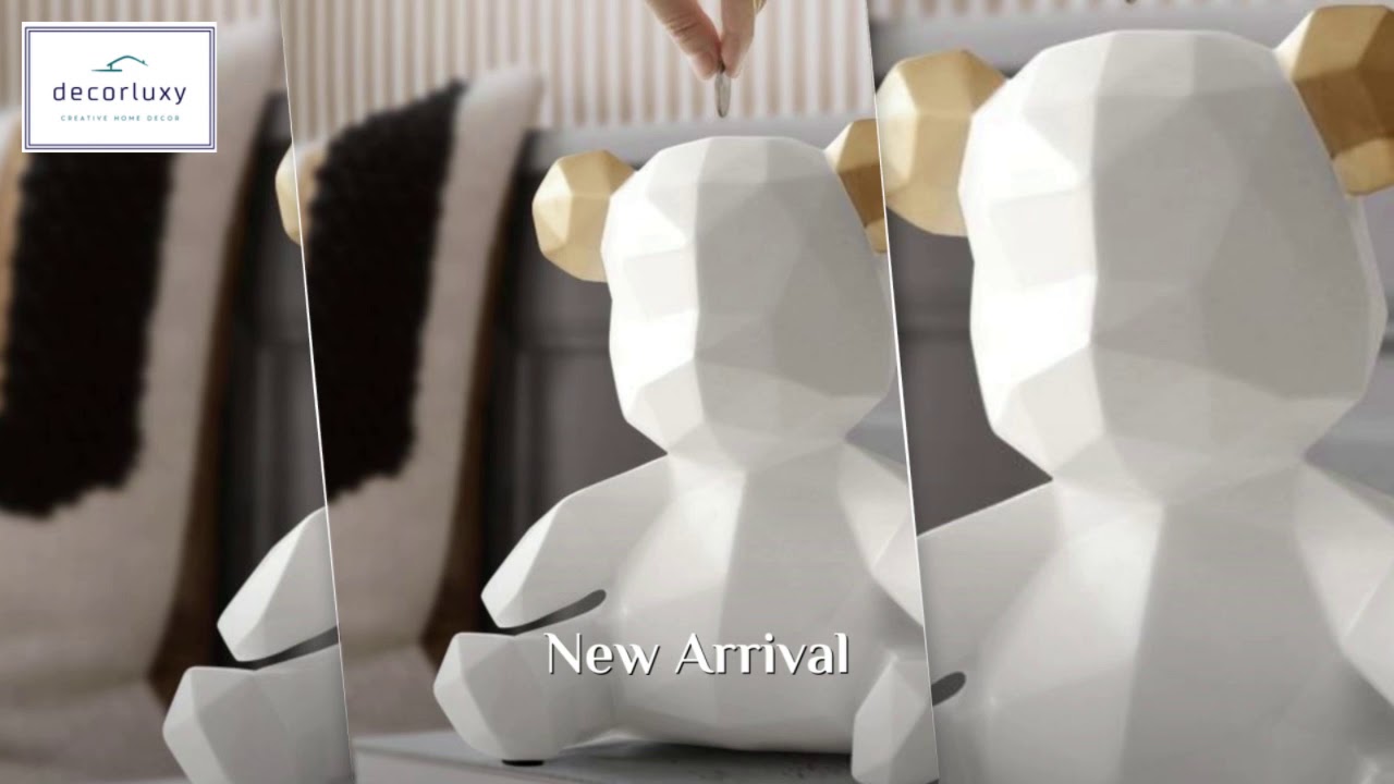 Piggy Bank Teddy Bear