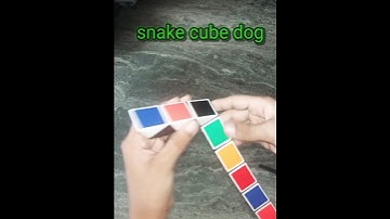 Snake cube change into dog@Raftpro334 #shortvideo #trending