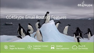 CC4Skype_Email Routing Features