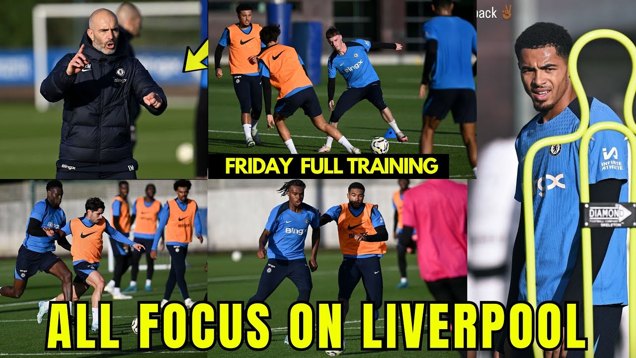 Reece James Fit And Ready! All Focus On Liverpool Friday Training Ahead ...