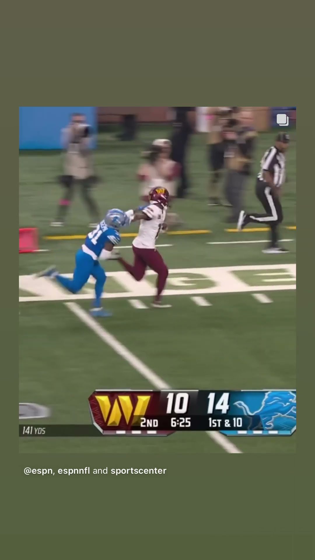 This play was HUGE #hoodnews #commanders #NFL #sports #terrymclaurin #touchdown #viralvideo #how #us