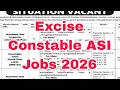 Pakistan custom jobs 2026 | Excise, taxation &amp; inspector job 2026 | etea excise jobs 2026