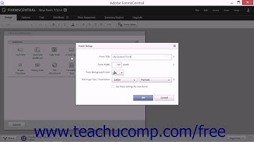 Creating Forms from Scratch - Adobe Acrobat XI Training Tutorial Course