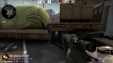 CT Spawn WALLBANG Overpass!