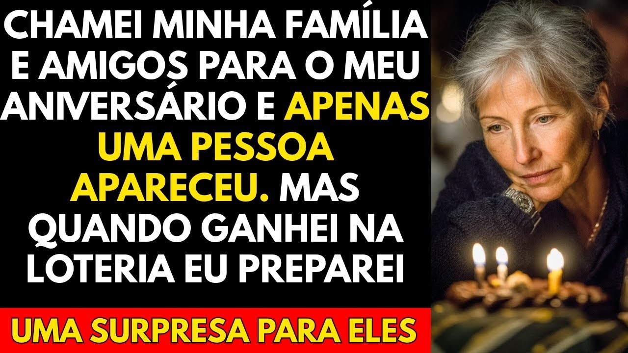 Chamei Minha Família e Amigos Para o Meu Aniversário e Apenas Uma Pessoa Apareceu  Mas Quando