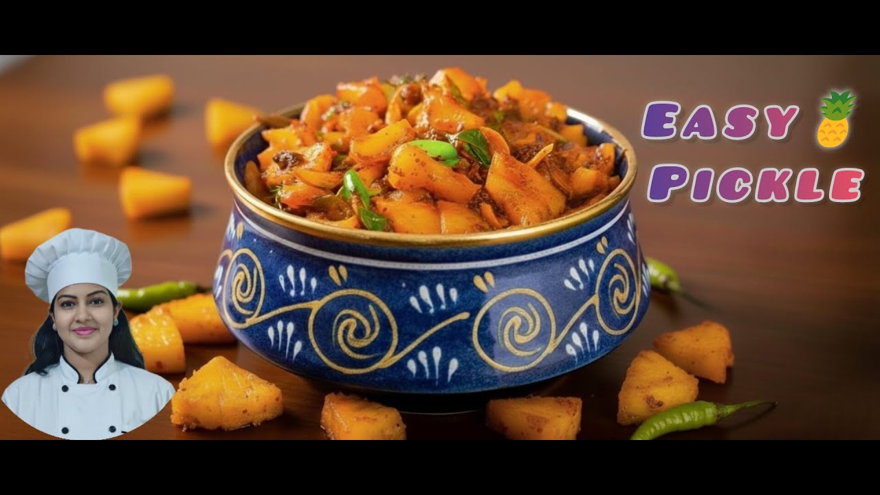  Pineapple Chilli Pickle -The Biriyani Booster ! Christmas Special.