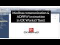 Modbus RTU communication | ADPRW Instruction in GX Works3 Tamil