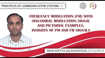 Lec 29 | Principles of Communication Systems-I | FM with Sinusoidal Modulation Signal| IIT KANPUR