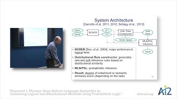 Deep Natural Language Semantics - Raymond Mooney