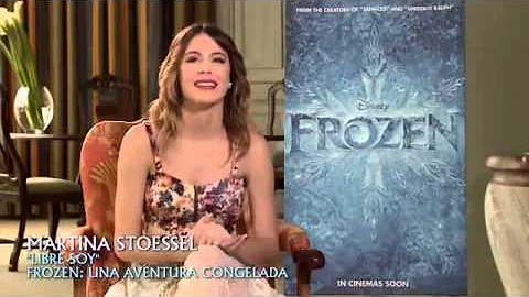 Entrevista a Martina Stoessel" Frozen una aventura congelada" (Libre Soy)