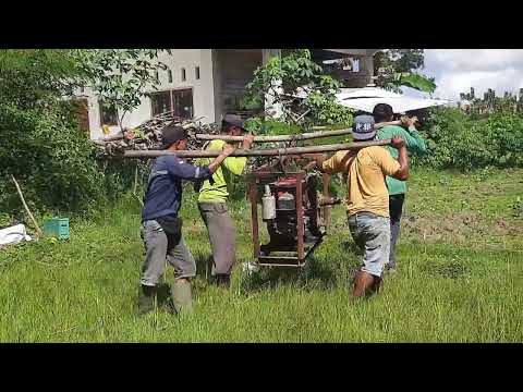 Drilling wells in the Puser Mountains