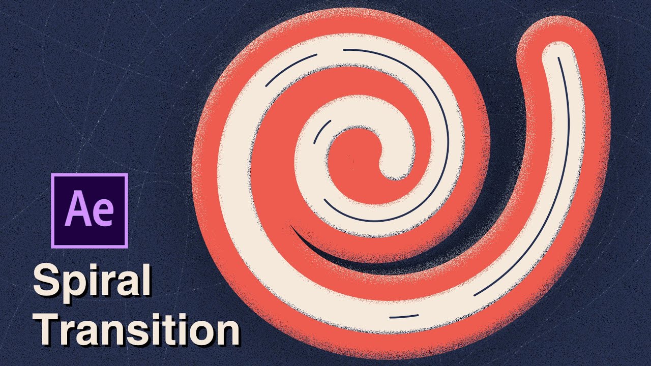 After Effects Smooth Spiral Transition After Effects Tutorial اردو