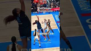 She put her shoulder into CC #caitlinclark #basketball #wnba