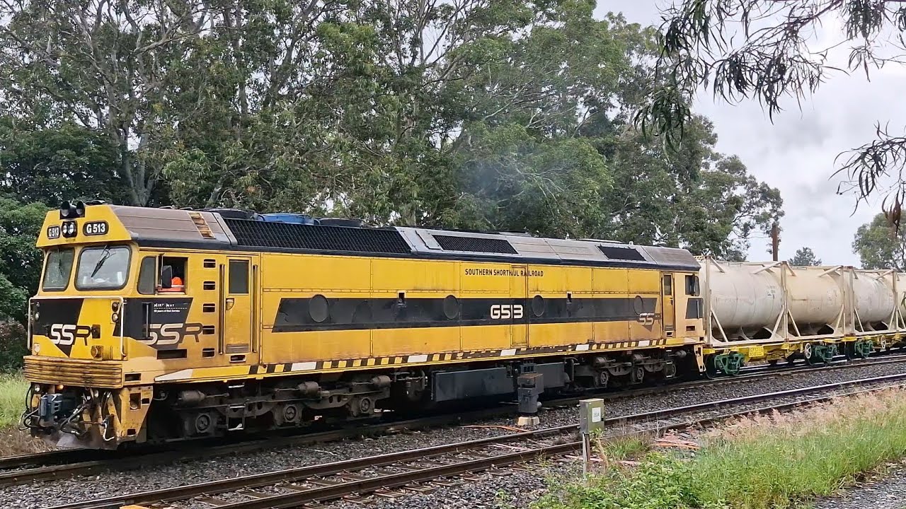 09/03/26 SSR Boral Cement Train 1243 passing Chullora West Junction 