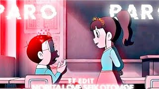 Nobita & Seiko Tomoe X Paro Paro Nobita Love Seiko Tomoe