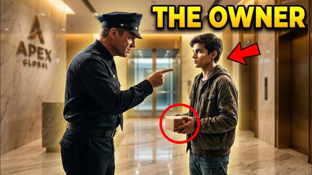 Security Guard Stops Poor Delivery Boy — Later Finds Out He Owns The Building