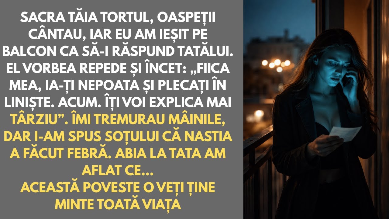 Tata m-a sunat la petrecere: „IA FETELE ȘI FUGI!” Am plecat, iar apoi am aflat un adevăr...