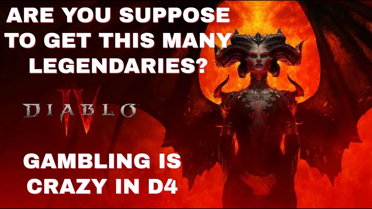 Diablo 4 Gambling is crazy good 4 legendaries in 4 minutes spending