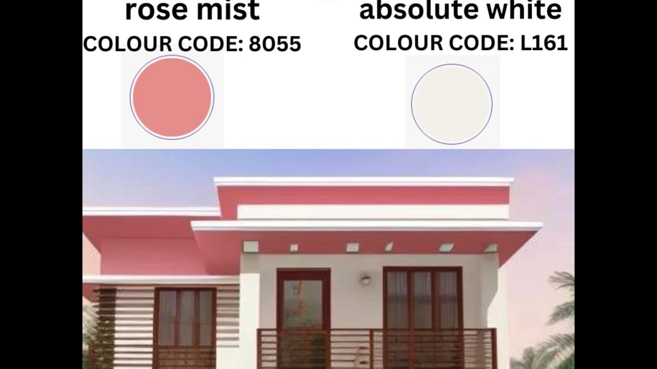 exterior paint colour with code|house front elevation design