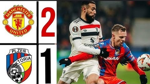 Man united vs viktoria plzen(2-1) full match hughlights 2024#manunited #viktoriaplzen