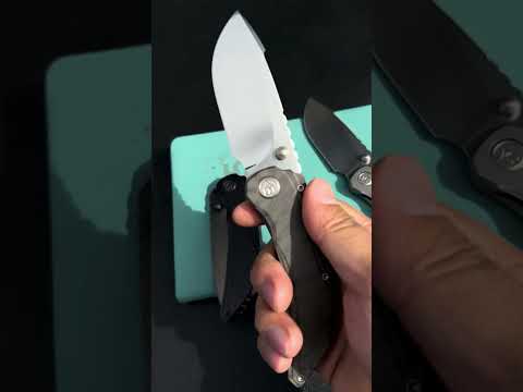 KB KNIVES KB388 Snorri Pocket Folding Knife Sandblast Titanium Handle 3.54'' Bead Blasting M390