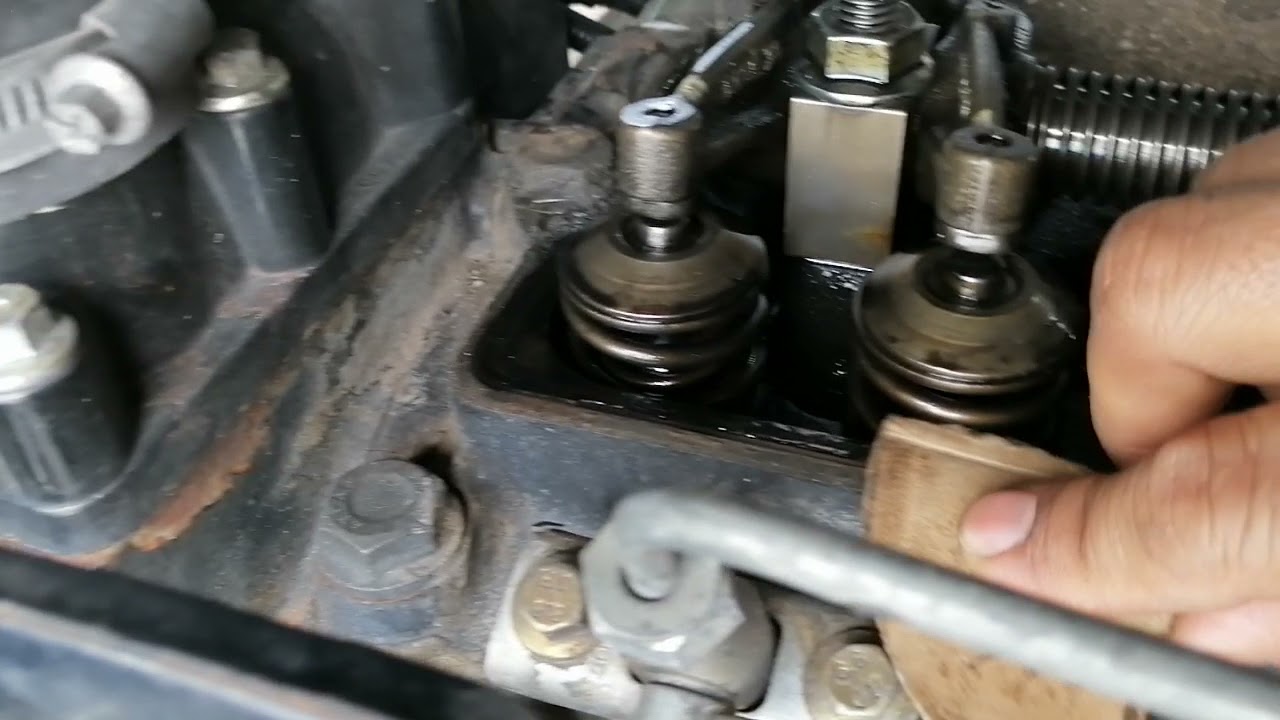 1006TAG Perkins adjust valve in 2torns rotation main problem black