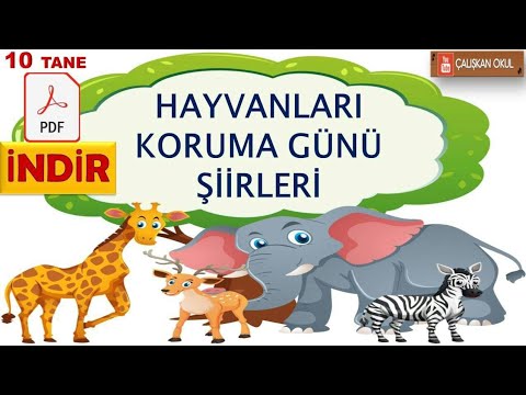 Hayvanları Koruma Günü Şiirleri