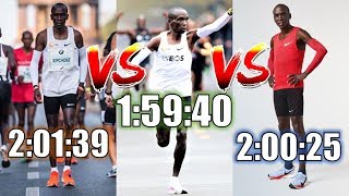 Eliud Kipchoge VS. Eliud Kipchoge || Which Marathon was his Greatest?
