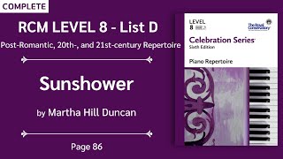 RCM Level 8 | Sunshower - Martha Hill Duncan