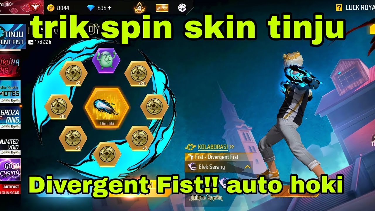 SPIN DAN REVIEW SKIN TINJU DIVERGENT FIST 2026 !!!