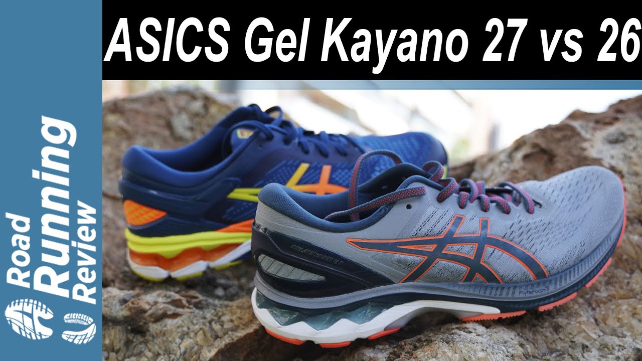 ASICS Gel Kayano 27 vs ASICS Kayano | en la misma línea - YouTube