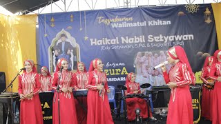 Live Qasidah ezzurA (Junior Nasida Ria) pada Walimatul Khitan Haikal Nabil Setyawan