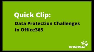 Data Protection Challenges in Office365