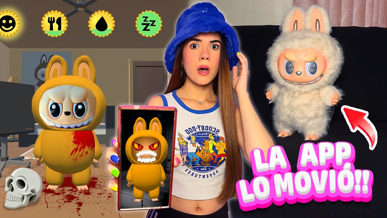 Mi LABUBU se movió SOLO porque JUGUÉ TALKING LABUBU (JAMÁS la descargues⚠️) | Ani Cat😻