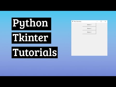 Place And Pack Geometry Manager | Tkinter Tutorials In Hindi By Desi Programmer