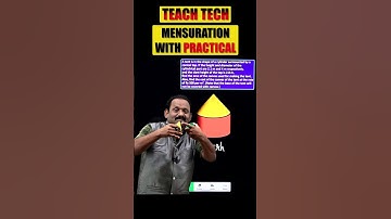 Cylinder & Cone Total Surface Area - CBSE Maths Short | Teach Tech