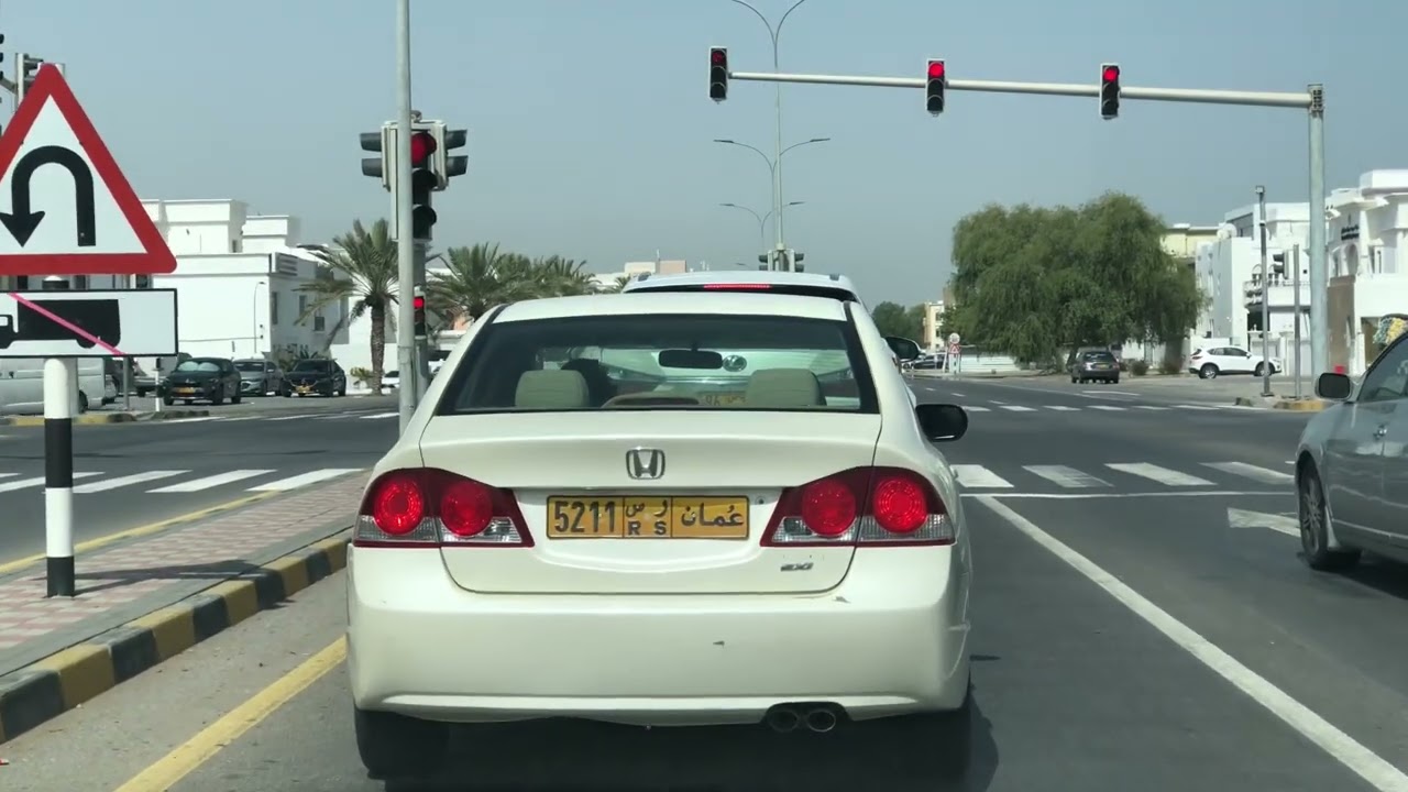 Al Ghubra to Al Azaiba Muscat Oman الغبره الي العذيبة مسقط