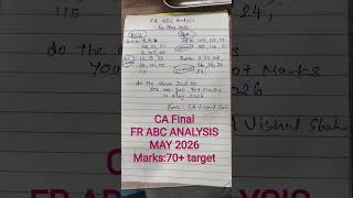 FR ABC ANALYSIS FOR MAY 2026#charteredaccountant #castudents #financialreporting #ipcc #cafinal