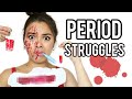 15 PERIOD STRUGGLES Every Girl Can Relate To! | NataliesOutlet