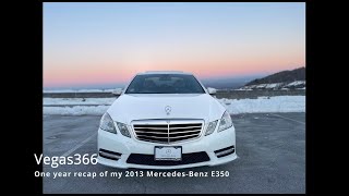 One year ownership review of my Mercedes-Benz E350 4Matic Sport Package!