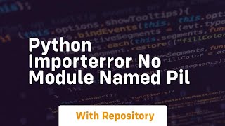 Python importerror no module named pil