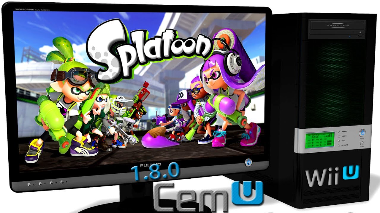 CEMU 1.8.0b Wii U Emulator Splatoon (2015). Ingame 60FPS. Test 21